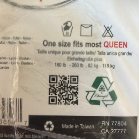 Dreamgirl Women's Plus Size Sheer Thigh High Pantyhose, Hosiery, Nylons, - Picture 2 of 4